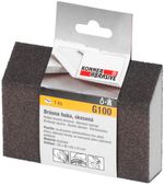 Sponge KONNER P100, sanding, 125x90x65x25 mm, beveled
