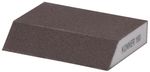 Szivacs KONNER G180, csiszolószivacs, 125x90x65x25 mm, ferde