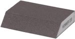 Szivacs KONNER G220, csiszolószivacs, 125x90x65x25 mm, ferde