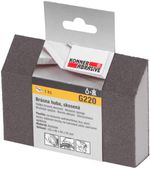 Sponge KONNER G220, sanding, 125x90x65x25 mm, beveled