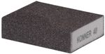 Sponge KONNER P40, sanding, 100x70x25 mm, AluOxide
