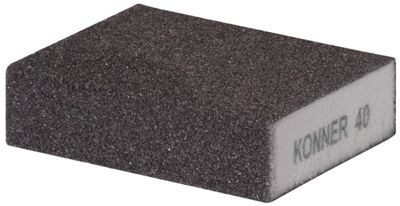 Sponge KONNER P40, sanding sponge, 100x70x25 mm, AluOxide