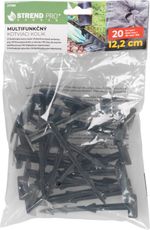 Cövek Strend Pro Garden, multifunkciós rögzítő, 12,2 cm, 20 db