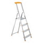Stepladder ALVE EUROSTYL HOBBY 1944, 4-step, h-076, with shelf, load capacity 150 kg