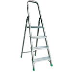 Stepladder ALVE EUROSTYL HOBBY 2915, 5-step, red, 175 cm, load capacity 125 kg