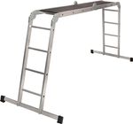 Létra Strend Pro DP-U 4x3, Alu, s drevennou platformou, EN 131, max. 3.46 m