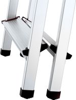 Létra Strend Pro DD, alumínium, 2x4 fokos, max. 125 kg