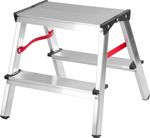 Step-ladder Strend Pro DD3, 2x3, max. 125 kg, ALU, double-sided