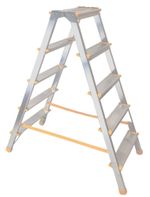 Stepladder ALVE EUROSTYL HOBBY 1925, 5-step, 109 cm, load capacity 150 kg, double-sided, without han