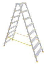 Schodíky ALVE EUROSTYL HOBBY 928, 8 stupienkové štafle, 178 cm, nosn. 150 kg, obojstranné, bez rúčky