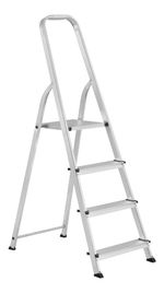 Stepladder Strend Pro ALD, aluminum, 4-step, max. 125 kg