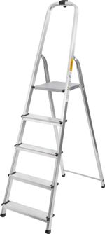Step-ladder Strend Pro D5, 5 steps, 125 kg, ALU