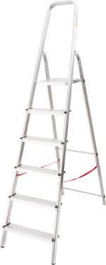 Stepladder Strend Pro ALD, aluminum, 6-step, max. 125 kg