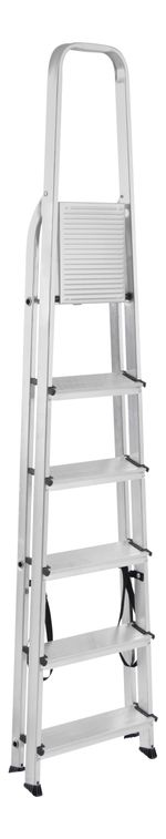 Stepladder Strend Pro ALD, aluminum, 6-step, max. 125 kg