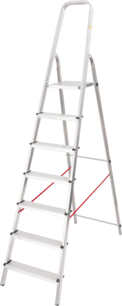 Step-ladder Strend Pro D7, 7 steps, 125 kg, ALU