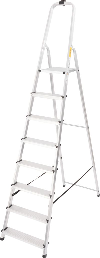 Létra, kicsi Strend Pro D8, 8 fokos, 125 kg, ALU