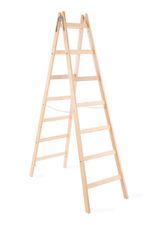 Ladder Strend Pro, 7-rung, wooden stepladder, 2.26 m, max. 150 kg