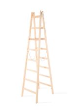 Ladder Strend Pro, 8-step, wooden stepladder, 2.56 m, max. 150 kg