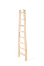 Ladder Strend Pro, 8-step, wooden stepladder, 2.56 m, max. 150 kg