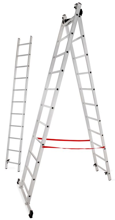 Rebrík Strend Pro, 2x11, dvojitý, max. 150 kg, PROFESSIONAL