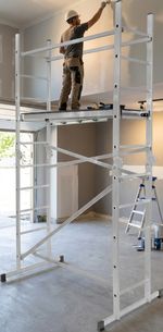 Scaffolding Strend Pro IKAR, with platform, aluminum, 2x5, 3in1, max. 400 cm, max. 150 kg