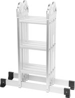Ladder with Platform Strend Pro ML103, 4x3, articulated, aluminum, max. 150 kg