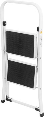 Stepladder Strend Pro LFD080, 2-step, steel, EN14183, load capacity 150 kg