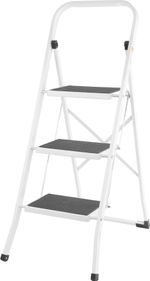 Stepladder Strend Pro LFD110, 3-step, steel, EN14183, load capacity 150 kg