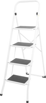 Stepladder Strend Pro LFD140, 4-step, steel, EN14183, load capacity 150 kg