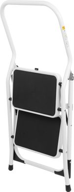 Step Stool Strend Pro LFT105, 2-step, steel, EN14183, load capacity 150 kg
