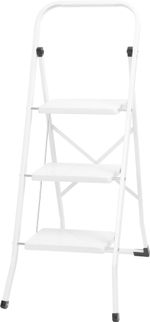Létra Strend Pro LFD130, 3 fokos, acél, EN14183, teherbírás 150 kg, 113,5 cm