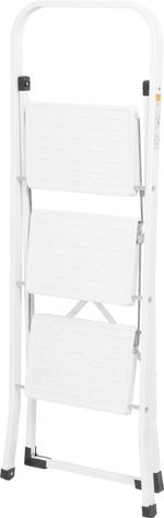 Létra Strend Pro LFD130, 3 fokos, acél, EN14183, teherbírás 150 kg, 113,5 cm