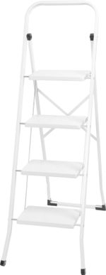 Létra Strend Pro LFD160, 4 fokos, acél, EN14183, teherbírás 150 kg, 138,5 cm
