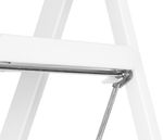 Létra Strend Pro LFD160, 4 fokos, acél, EN14183, teherbírás 150 kg, 138,5 cm
