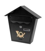 Mailbox ROMANTIC, 360x355x100 mm, brown