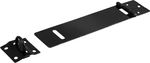 Hasp Strend Pro, for doors, 130 mm, decorative, black