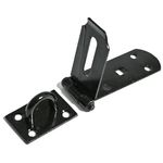 Hasp Strend Pro Hercules, for doors, 200 mm, black