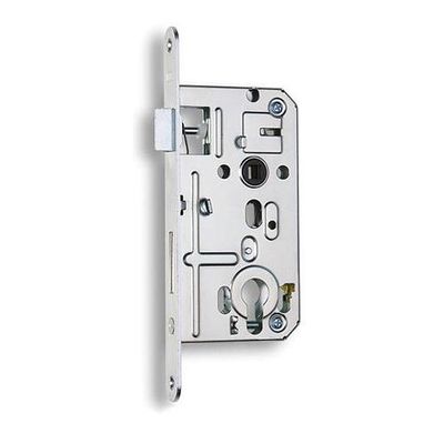 Lock Hobes K133, R/L, Zn, 72/50/80, cylinder, with follower, mortise