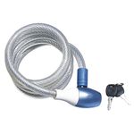 Lock ZOLI 87323, 8x100 cm, for bicycle, coiled