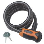 Lock ZOLI 87326, 8x120 cm, for bicycle, coiled