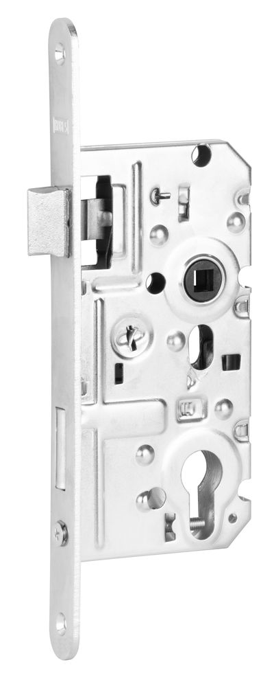 Cylinder door lock 80/72/55mm Hobes, Left, galvanized