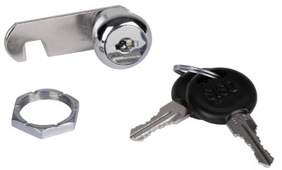 Padlock SISO 14.04.430-0, 19x11 mm, CAM07, Cr, furniture