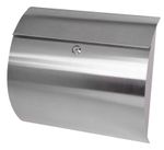 Mailbox HARPER, 375x105x330 mm, stainless steel