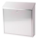 Mailbox FLATBOX 2, 360x100x360 mm, stainless steel