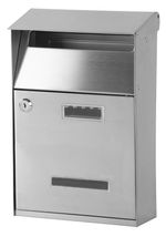 Mailbox GL-16S, 320x105x215 mm, stainless steel