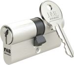 Vložka cylindrická FAB 1.00*/DNm 30+50, 3 kľúče, stavebná