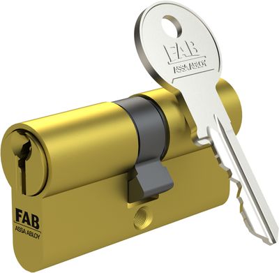 Cilinderbetét FAB 2,00**/DNm 30 + +35, 3 kulcs, építészeti