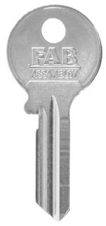 Key FAB HOME 1.00* ND R4, without keyway, 5 pins, blank