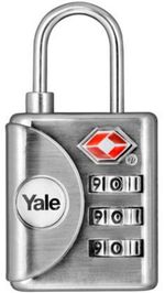 Lock Yale YTP1/32/119/1, padlock, travel, TSA with numerical combination, 42 mm