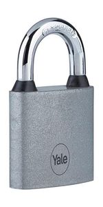 Lock Yale Y111S/38/121/1, padlock, iron, silver, 38 mm, 3 keys